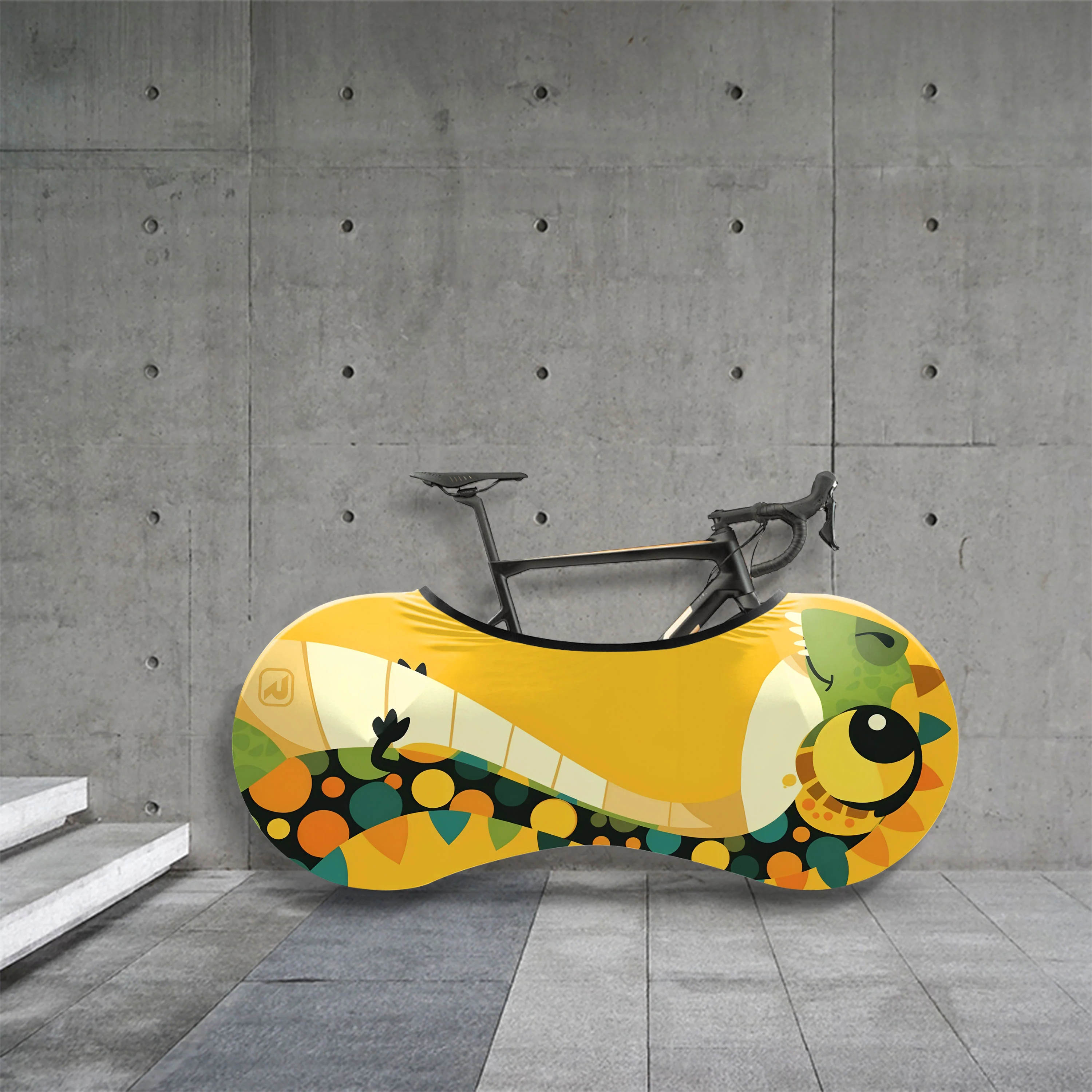 Whimsical Dinosaur Bicycle Wheels Cover - Image 4