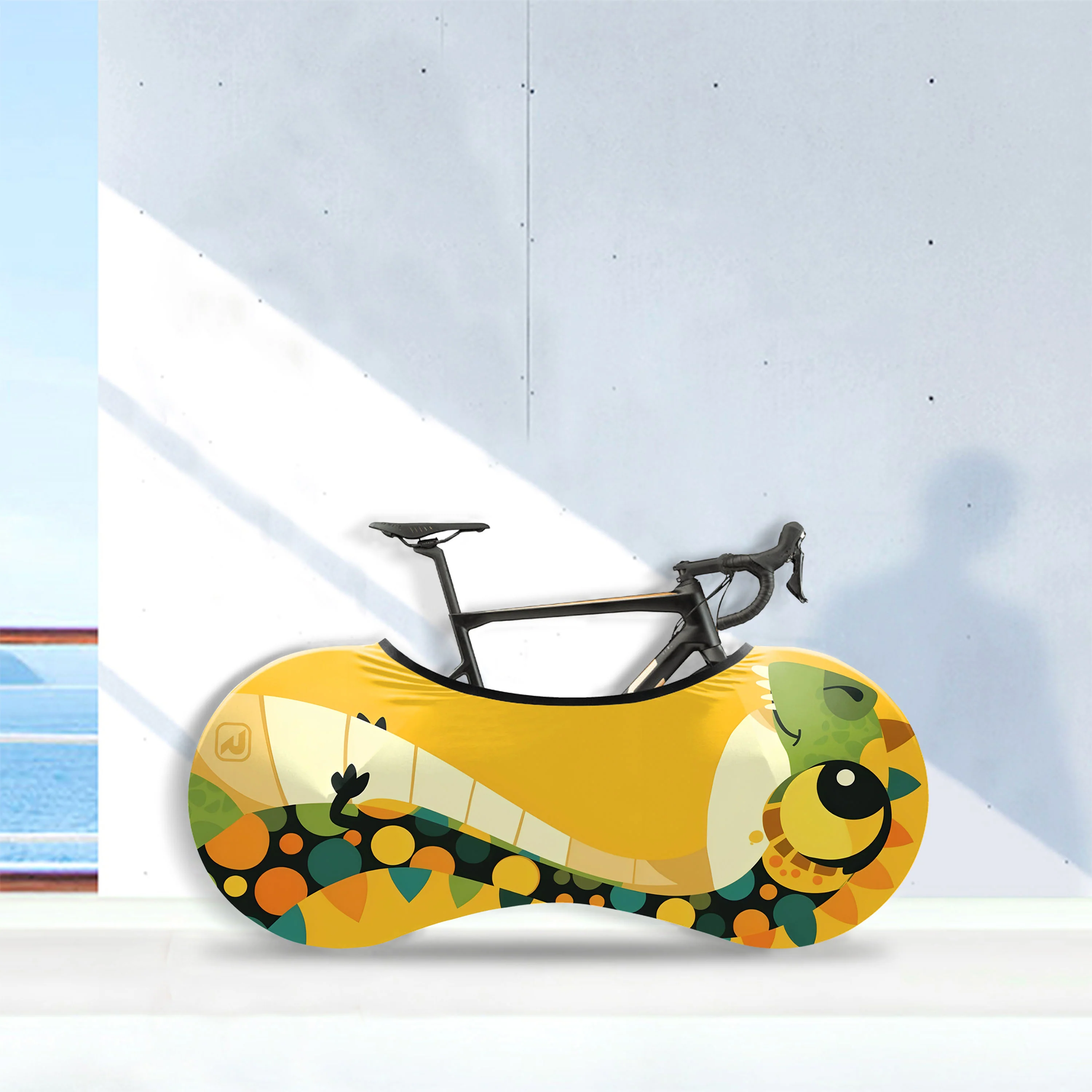Whimsical Dinosaur Bicycle Wheels Cover - Image 5