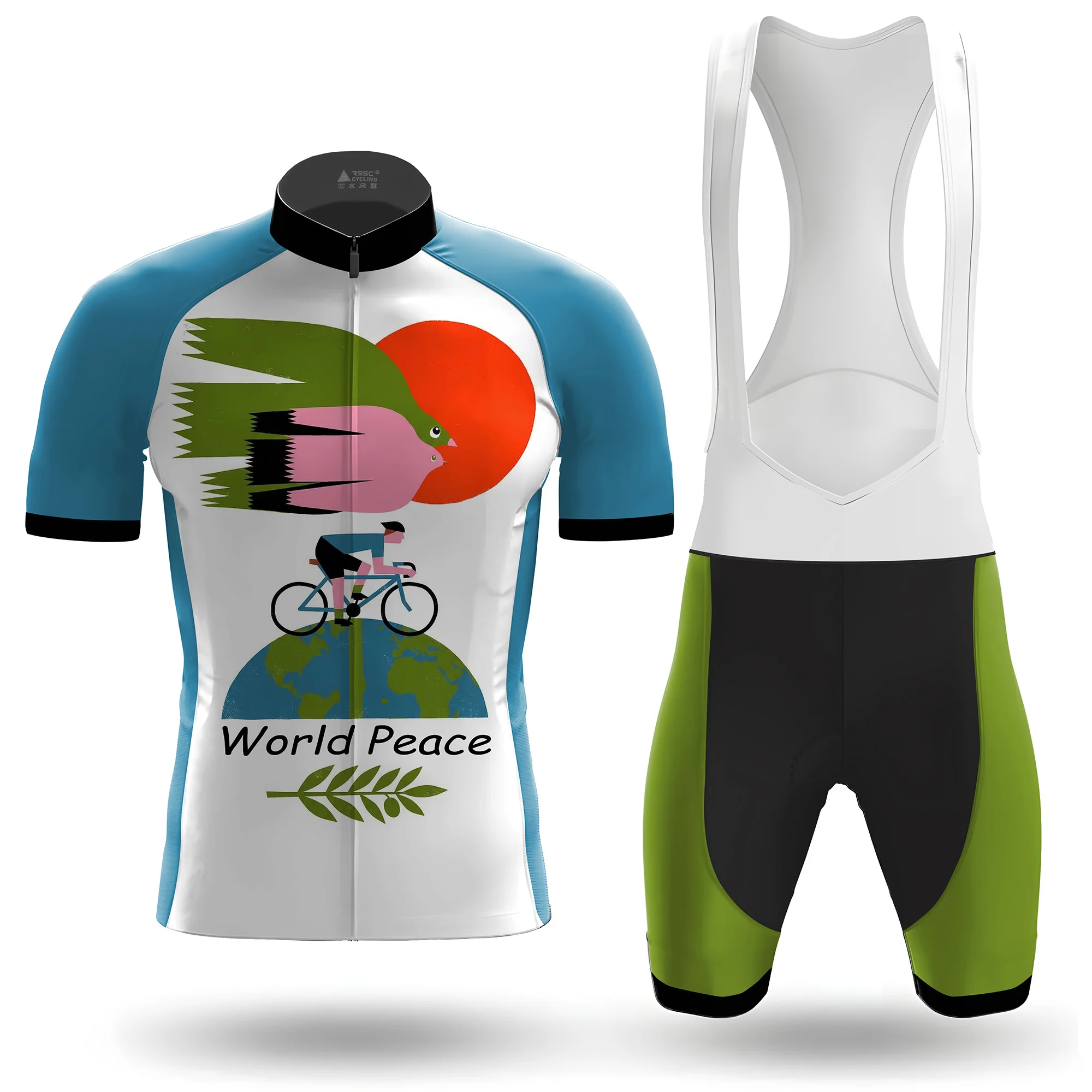 Wings of Peace Men's Short Sleeve Cycling Kit