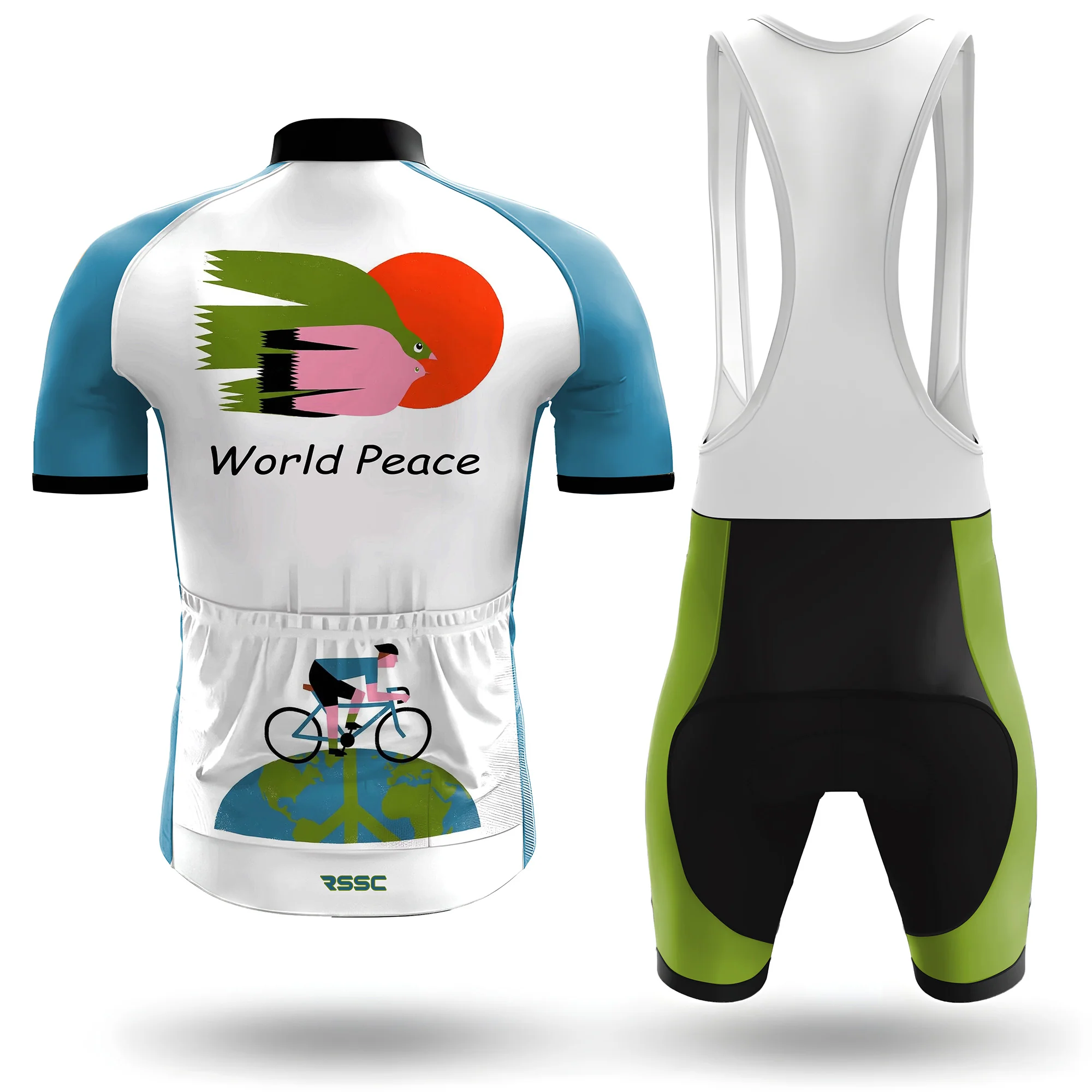 Wings of Peace Men's Short Sleeve Cycling Kit - Image 2