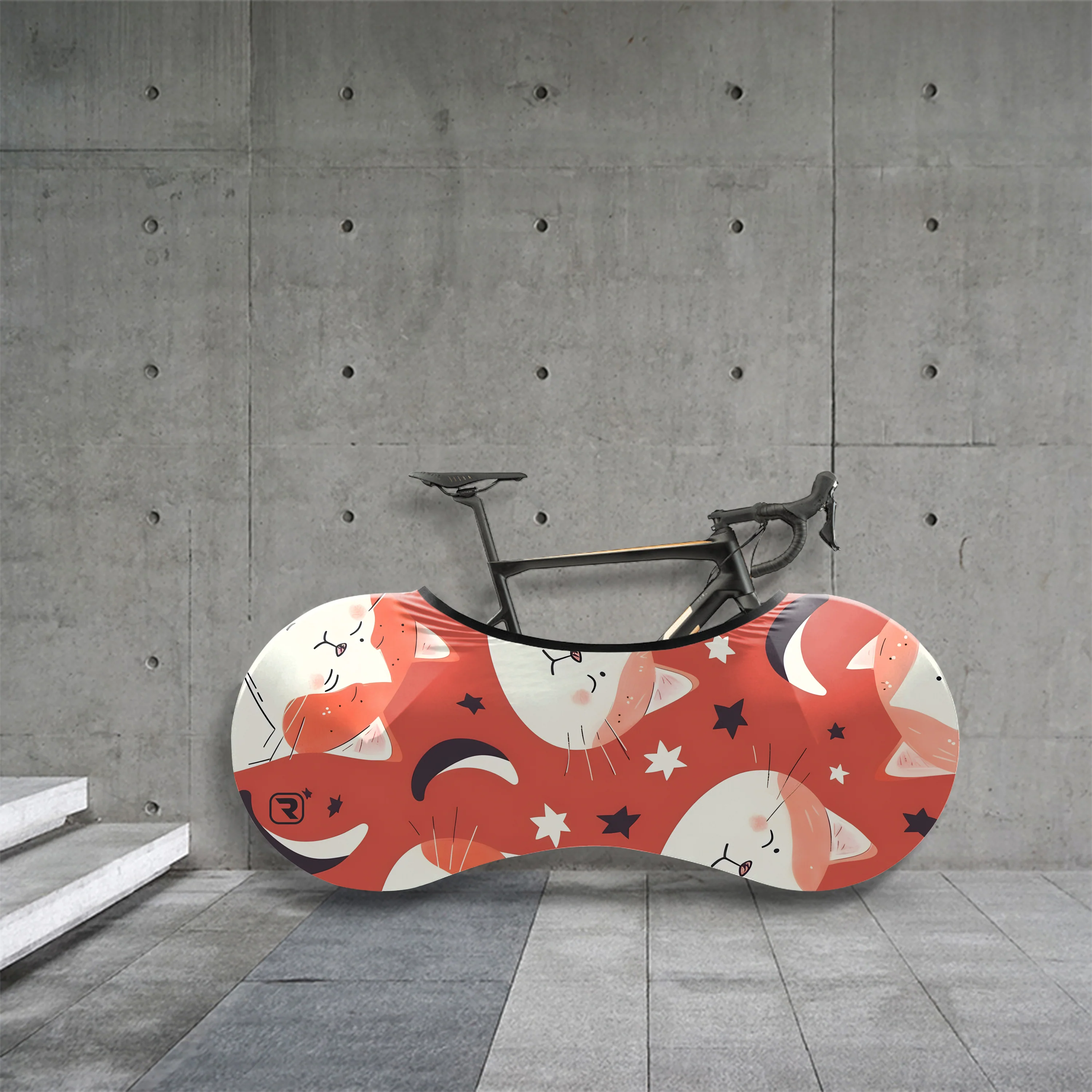 Yellow Kitten Bicycle Wheels Cover - Image 4