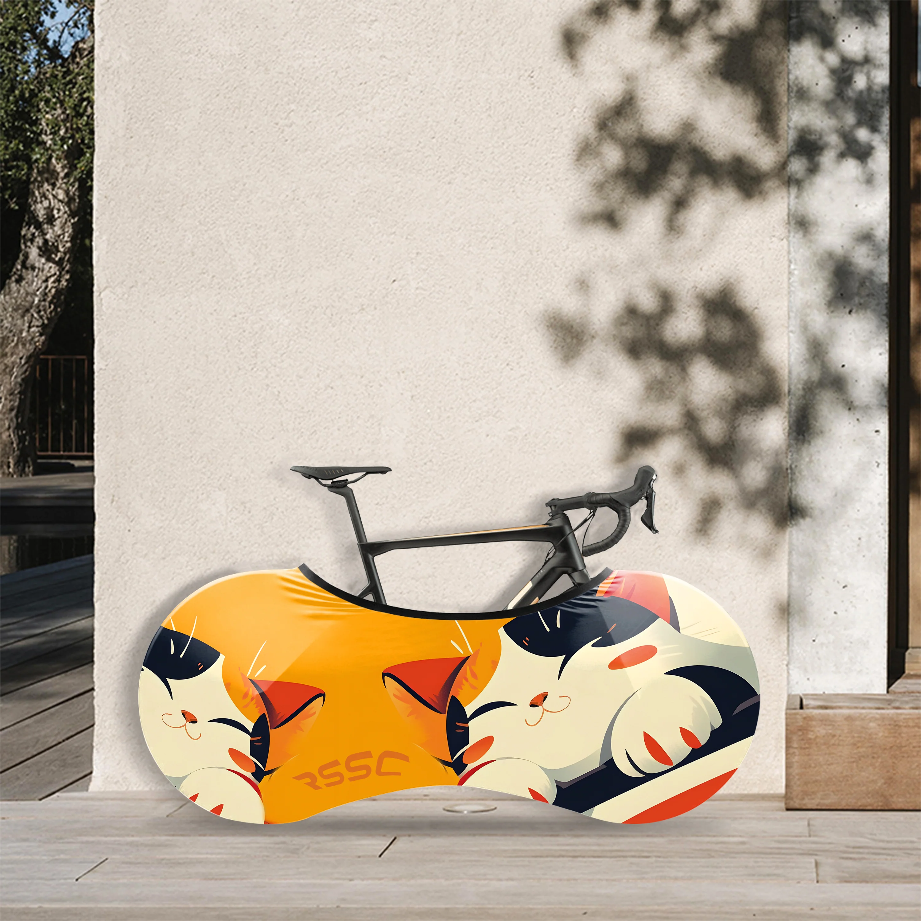 Sleeping Kitten Bicycle Wheels Cover - Image 2
