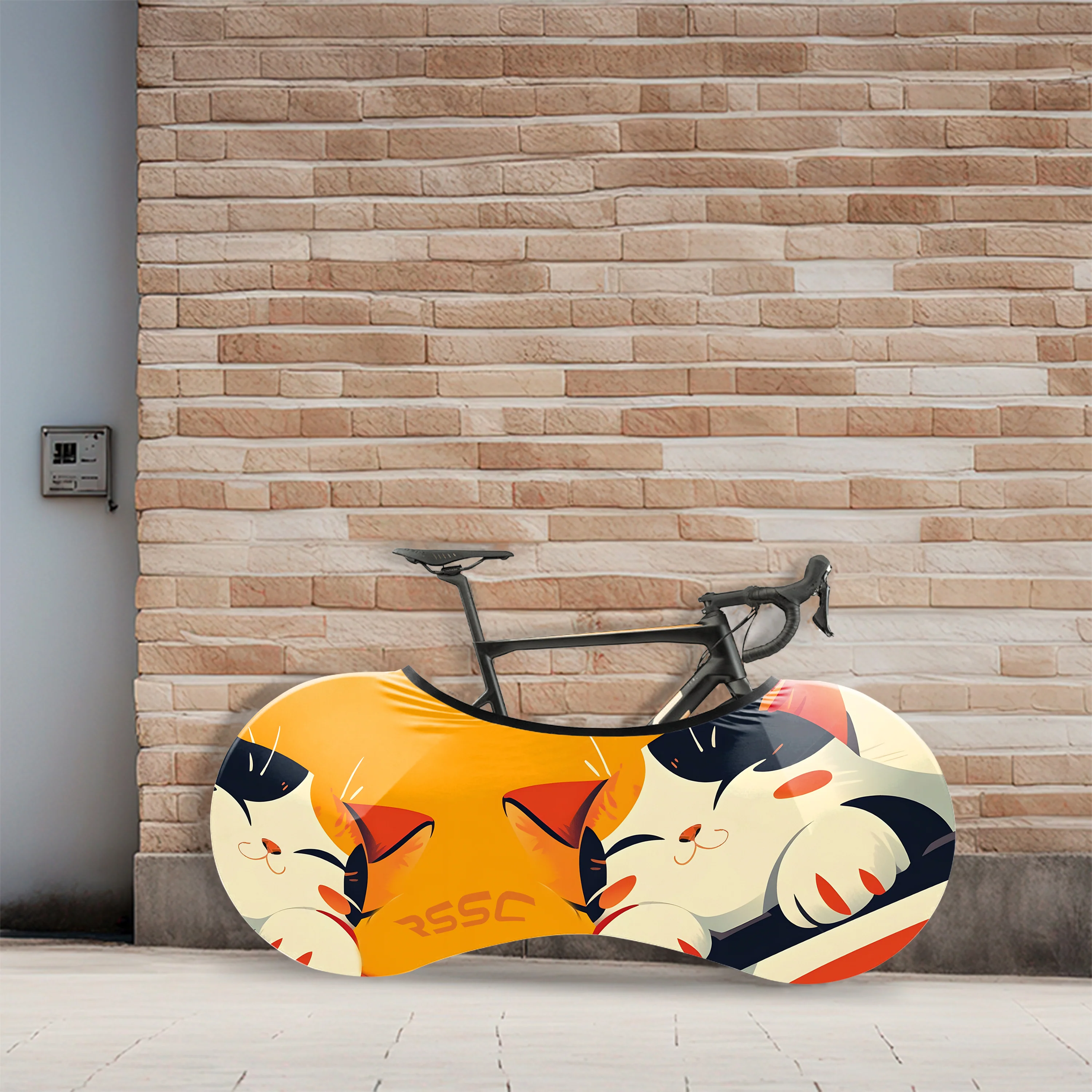 Sleeping Kitten Bicycle Wheels Cover - Image 3