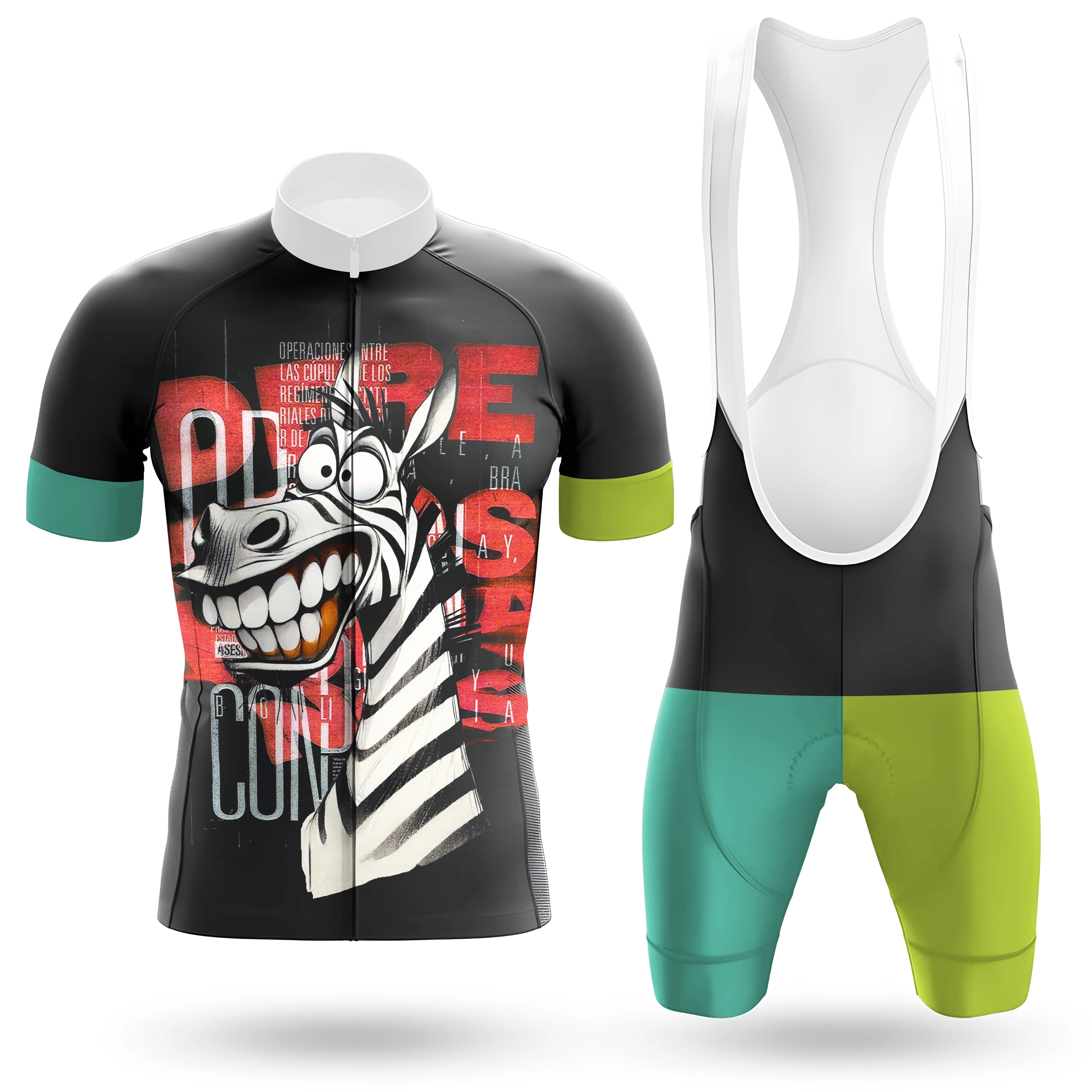Zebra Men's Cycling Kit